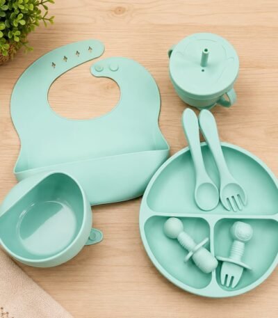 BPA Free Baby Silicone Feeding Set 8pcs – Paste