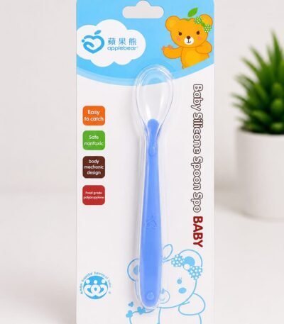 Baby Silicone Spoon Single – Blue