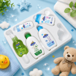 Kodomo Gentle Care Baby Toiletries Set – 5 Pieces Pack for Sensitive Skin