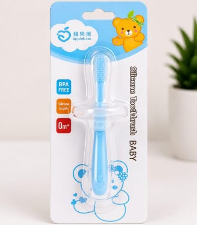 Silicone Toothbrush Baby - Blue