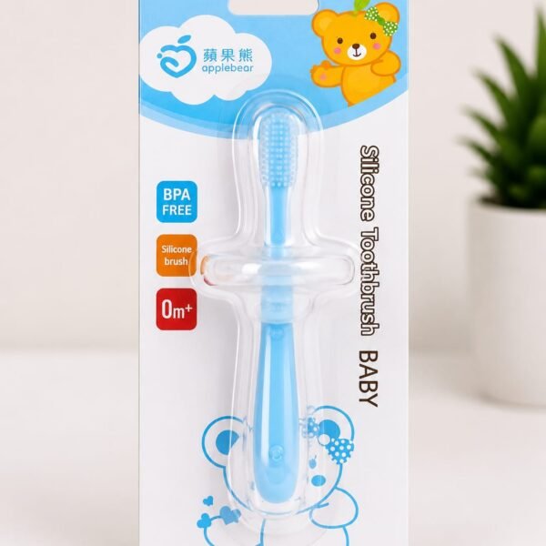 Silicone Toothbrush Baby - Blue