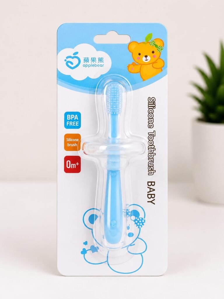 Silicone Toothbrush Baby - Blue