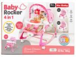 Hu Baby 4-in-1 Multifunctional Baby Rocker & Bouncer with Music & Dining Tray