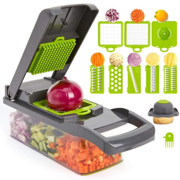 KITCHEN IDEAS 16-in-1 Vegetable Slicer & Chopper