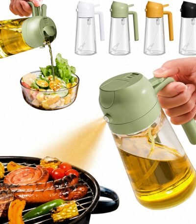 2-in-1 Oil Spray & Pour Bottle 470ml