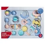 HUNGER 12-Piece Baby Rattle Set- 0+ Months