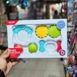 HUNGER 4 Piece Baby Rattle Set – Colorful Baby Toys